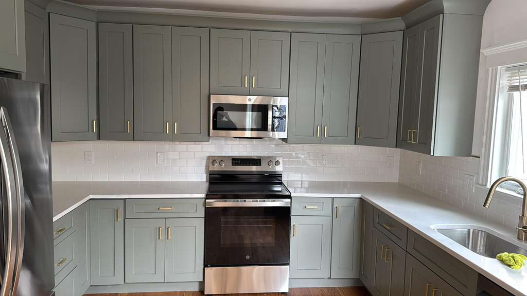 Cabinet Refinishing example 1