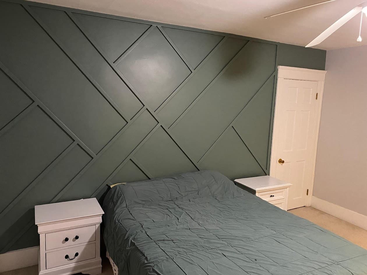 Interior painting project near Medfield, MA